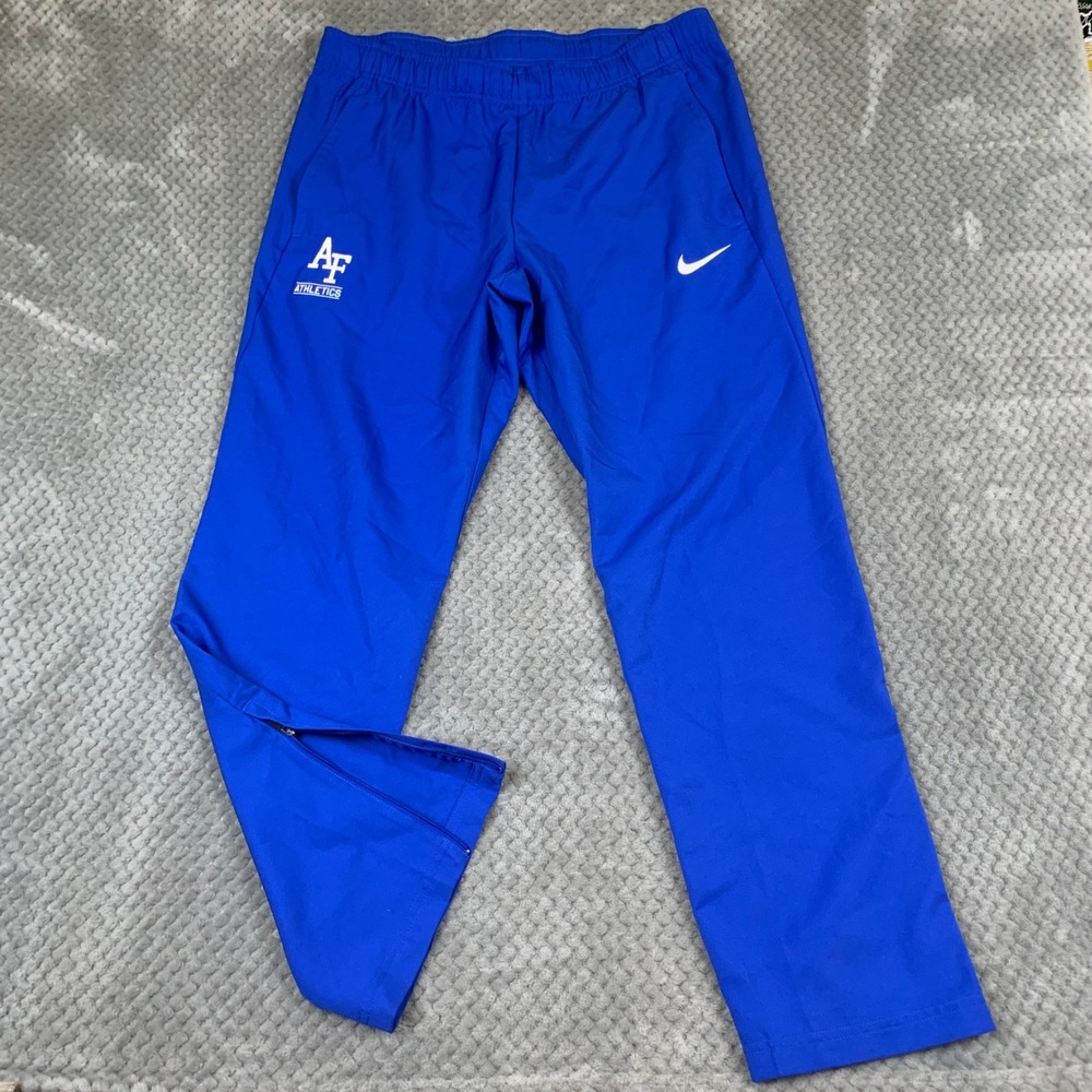 Nike Air Force Academy Track Pants Mens Medium Blue Team Issued 824408-493